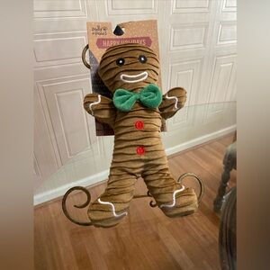 Pally Paws GingerBread Squeaky Plush Dog Toy - 12”
